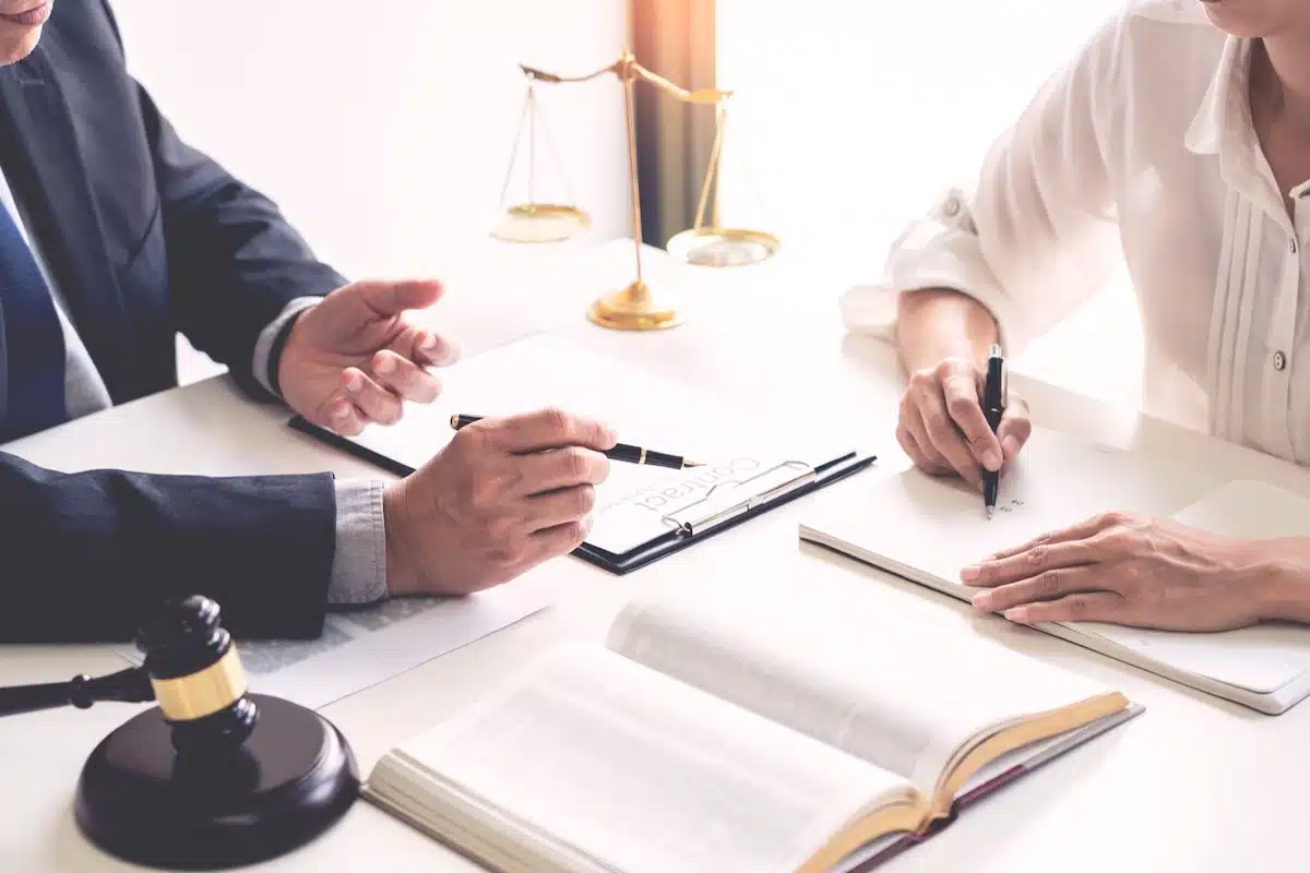 Meeting with Lawyer Photo of a Meeting with Lawyer