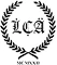 LCA logo with laurel wreath circle design